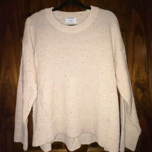 Old Navy Women's Soft Beige Crew Neck Sweater